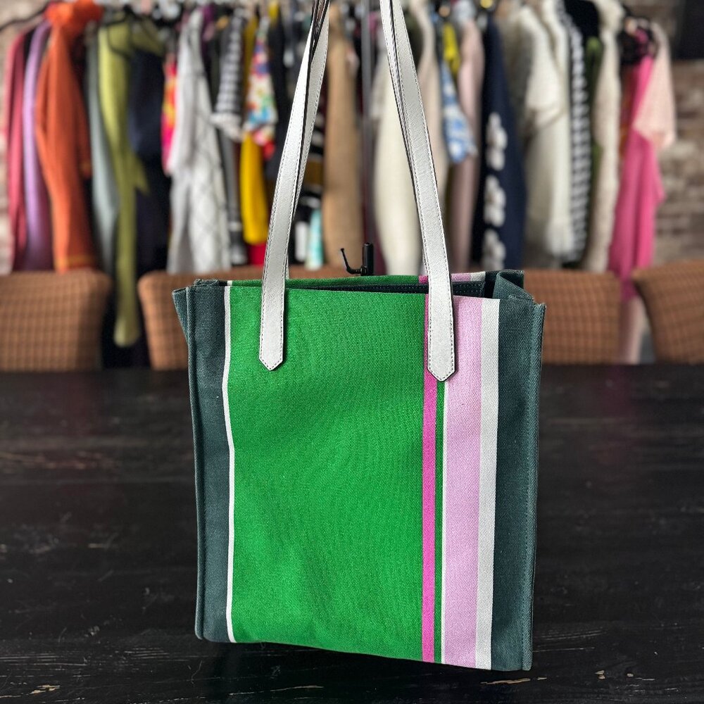 Kate Spade Kitt Stripe Extra Large Tote Bag - Picture 8 of 11